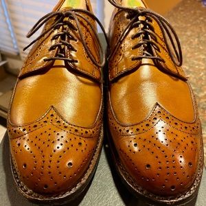 Allen Edmonds Madison Park 8.5 D walnut Wingtip